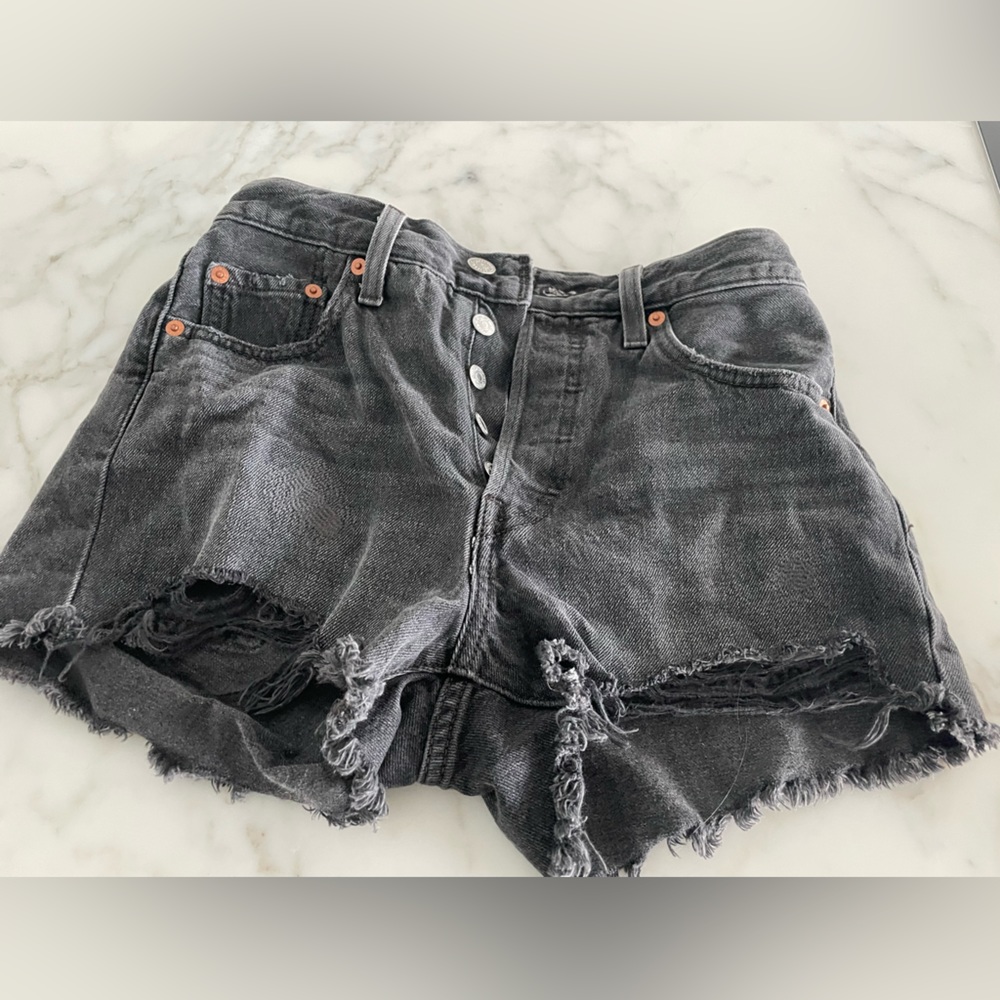 Levi’s 501 Women’s Shorts Light Black